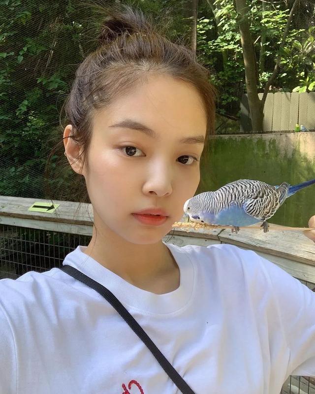 明星素颜 Jennie的名品素颜是真是假？为何眼周自带“大地色眼影”？