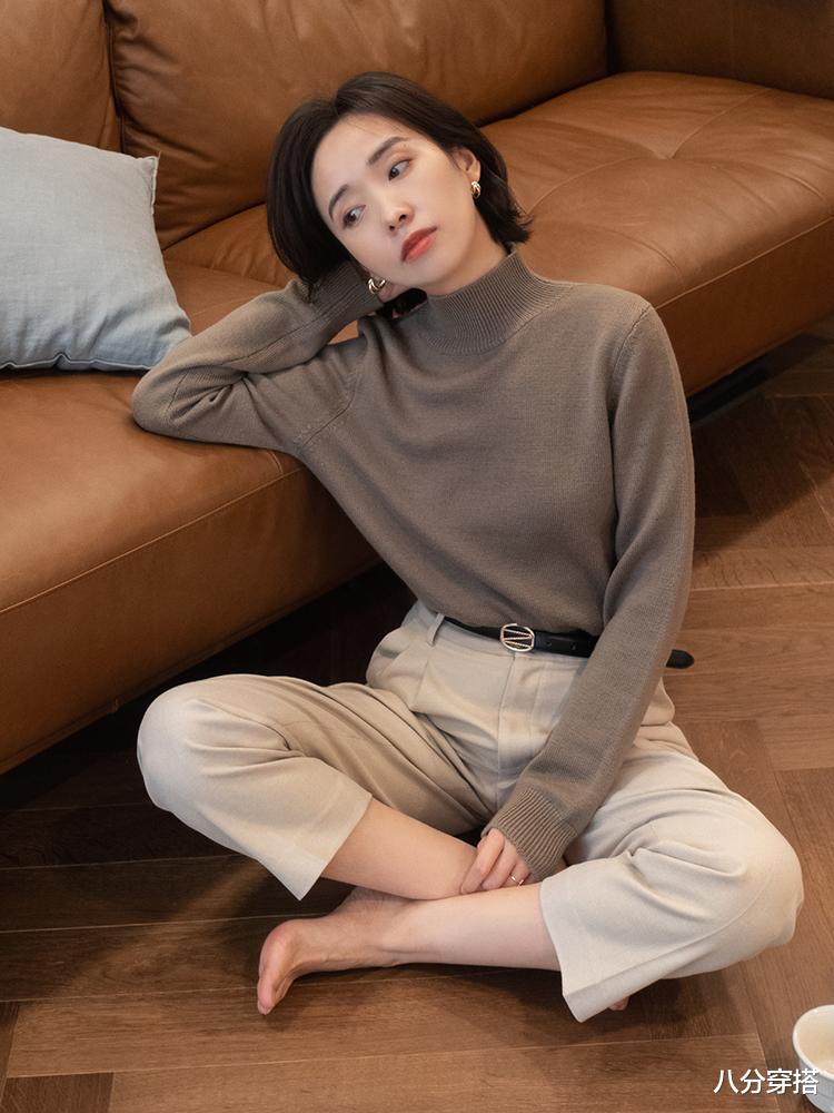 八分穿搭 今年火了“奶奶衫”,学潮人这样搭温柔还保暖,适合奔三奔四女性