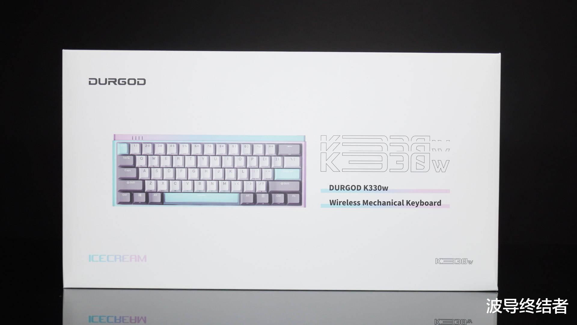 4G|就要更色一點！杜伽K330W冰淇淋 三模機械鍵盤