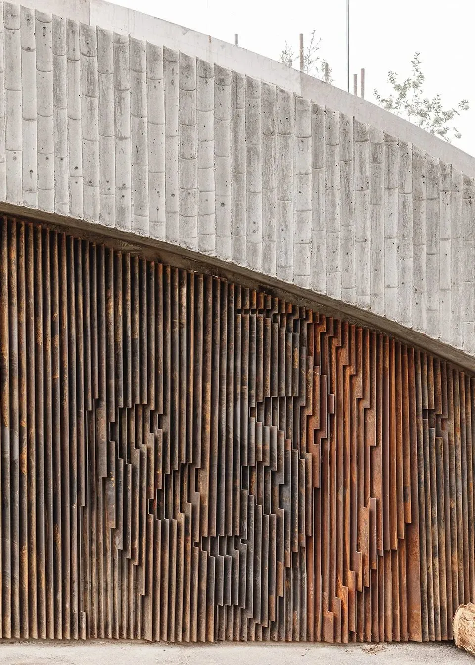 什么是竹模清水混凝土？