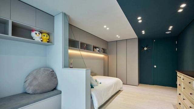 一家4口的110㎡新房,只刷大白墙、通铺瓷砖地面,越简单越喜欢