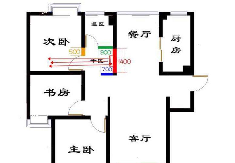 卧室门、洗漱台镜子它俩面对面，尴尬！信手拈来3招，补救正好