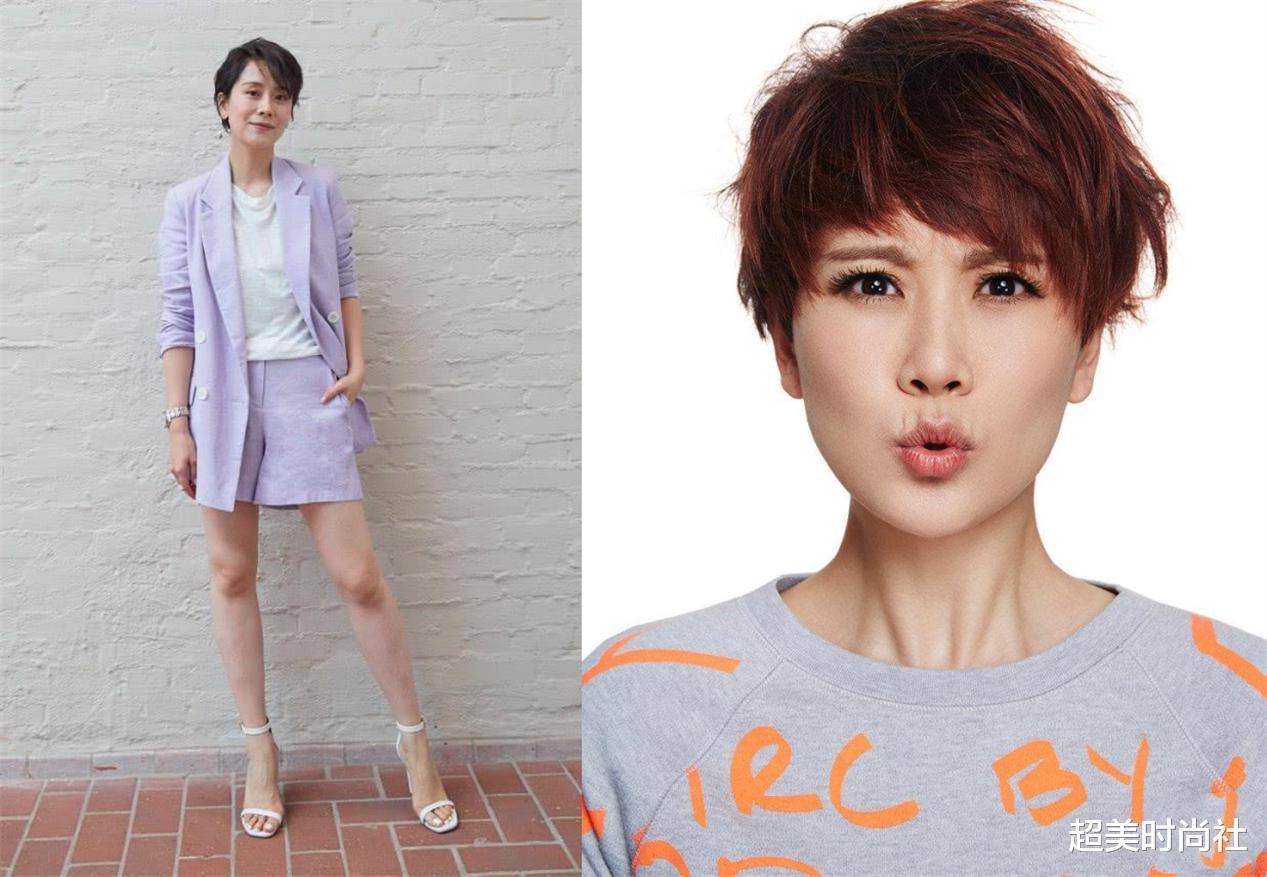 发型|“国民媳妇”海清丢掉锅盖头,中分半长发很职场,网友称她太美了