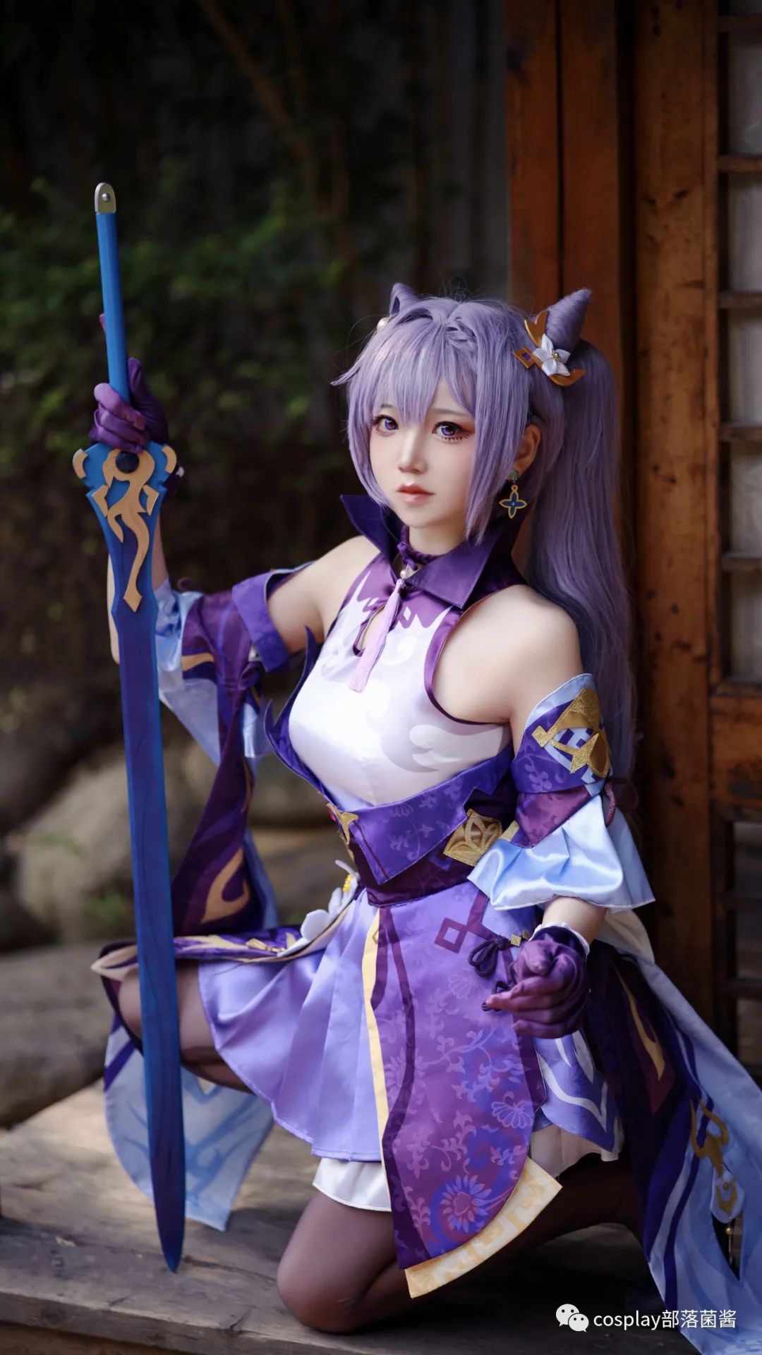 |cos：原神刻晴cos正片@楚楚子
