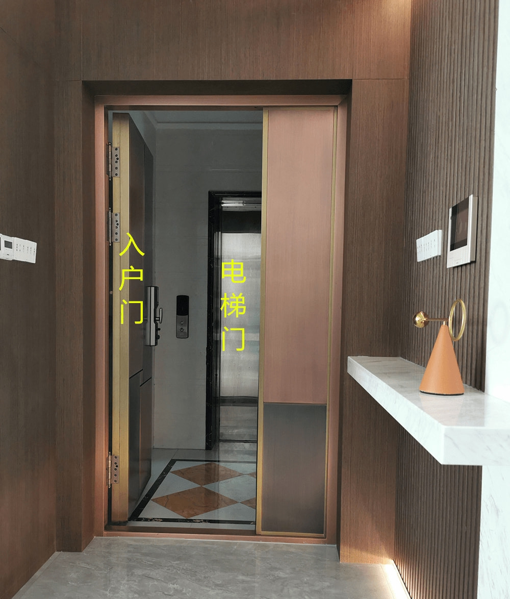 买一梯两户不如两梯两户？电梯直达入户，门口放鞋柜，物业管不着