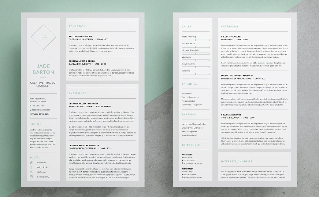 |国外简历设计欣赏!“简法”艺术