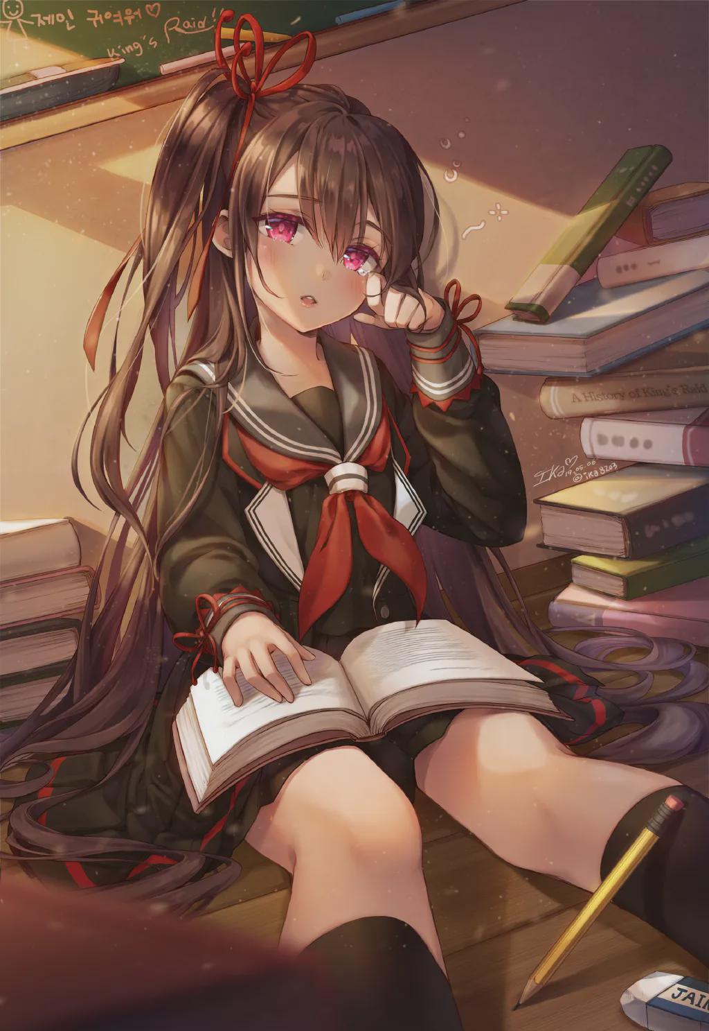 画师|动漫美图：韩国画师IKA的插画作品