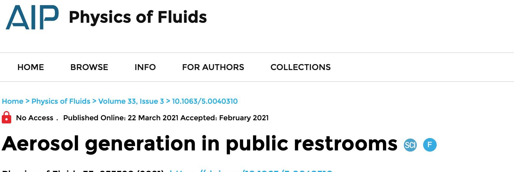 互联网连线 流体物理学家：注意公共厕所抽水马桶的气溶胶病毒传染