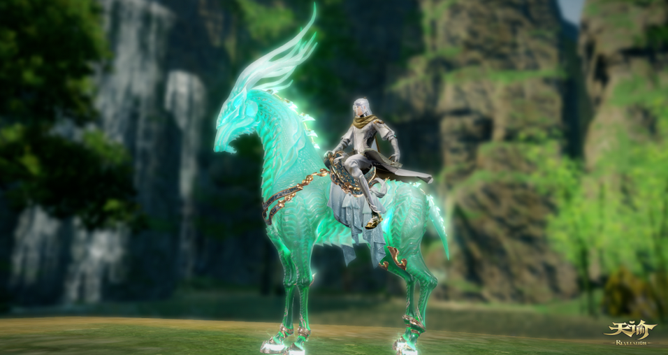 天谕|天谕手游闷骚男即将上线，骑着大龙唱着歌，原神钟离自叹不如