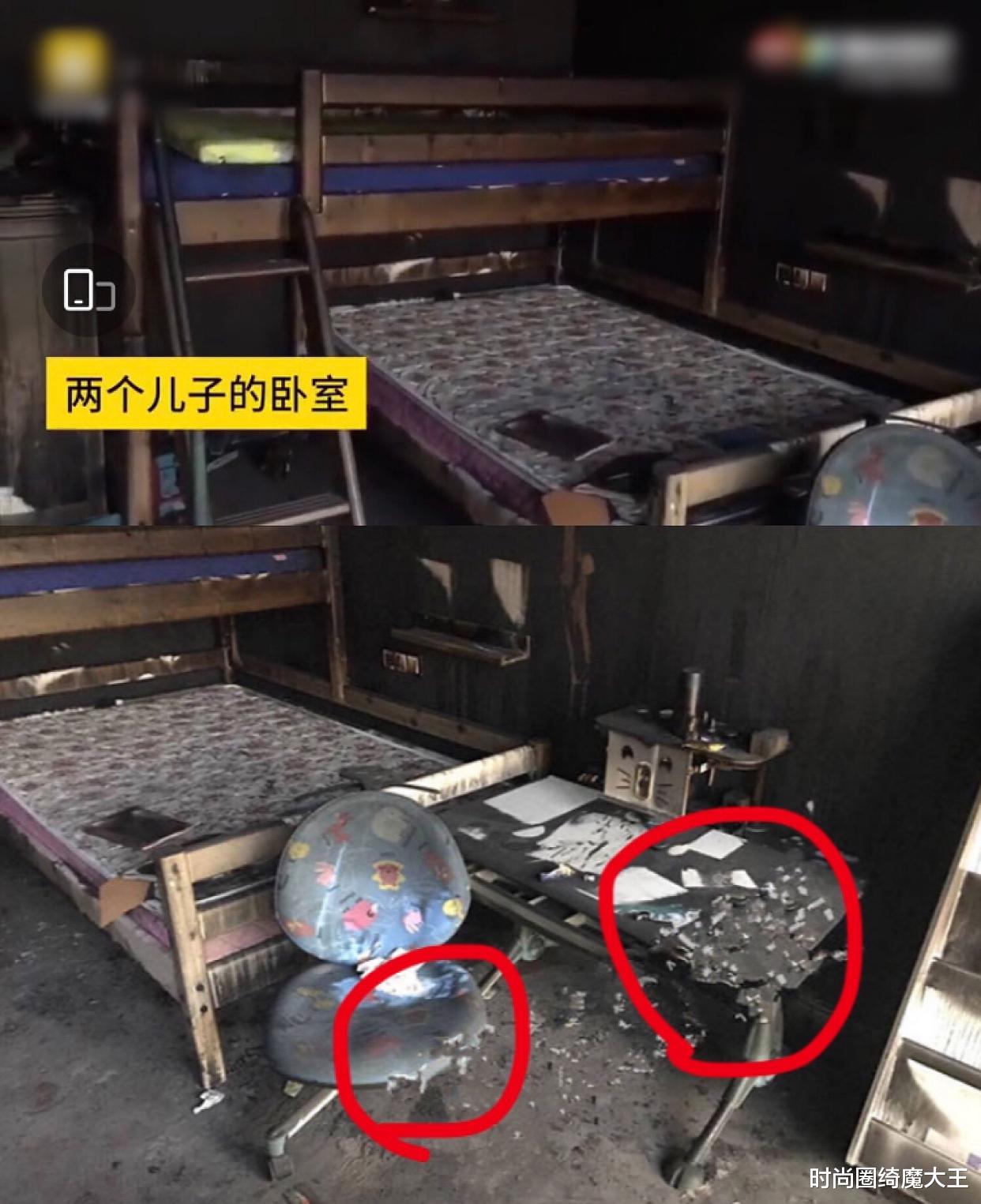 林生斌 林生斌女儿房有烟头,儿子房座椅被毁,救火现场出现老式消防服