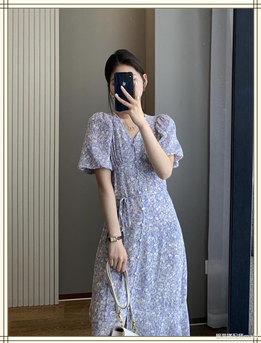 服装搭配师main|微胖女生显瘦必备，最适合夏天的茶歇裙我给你找了6条