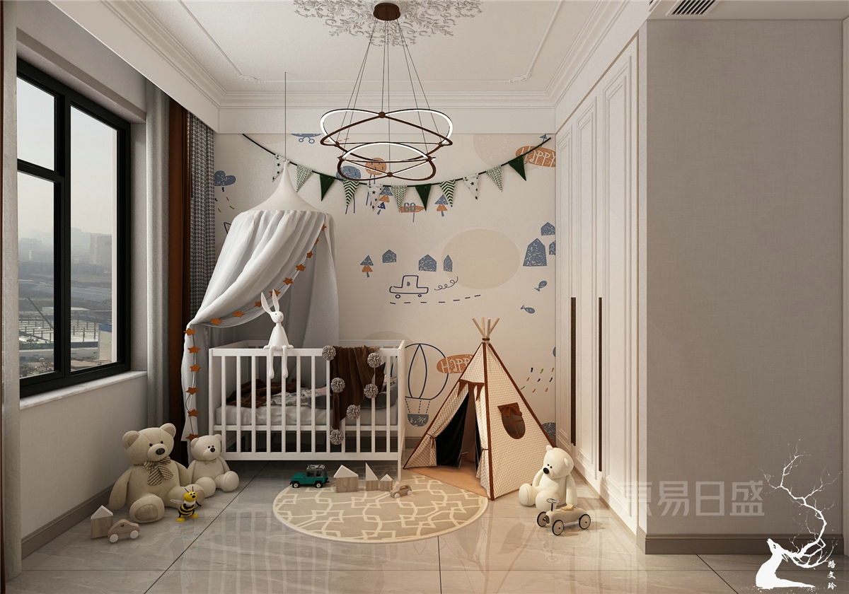 142㎡法式风格装修设计，温暖浪漫又具有艺术感