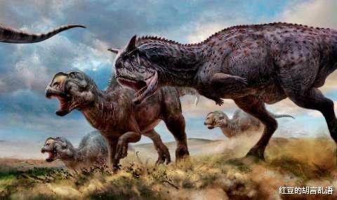 恐龙 占据了顶级生态地位的，食肉牛龙。