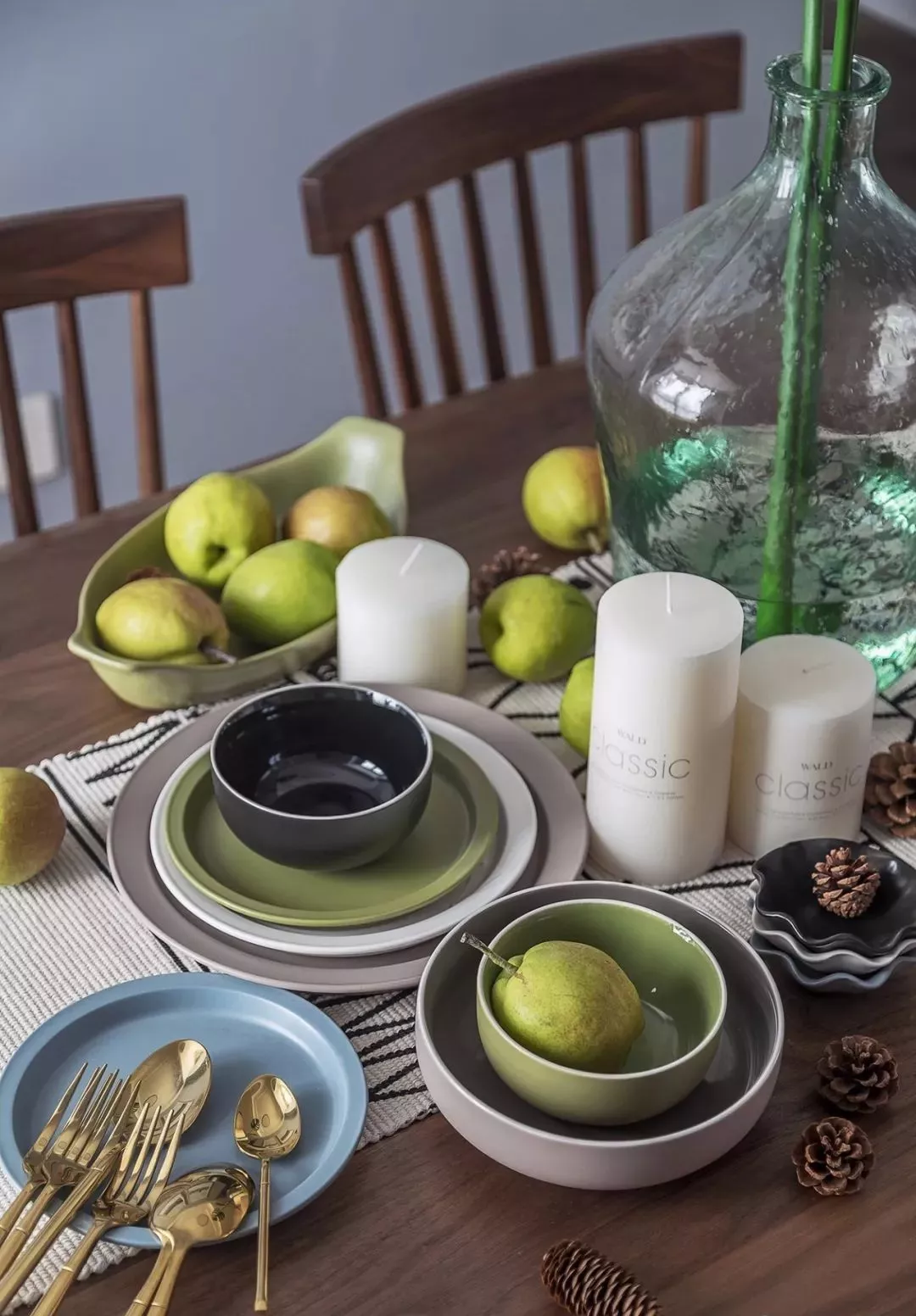 130平细腻北欧三室，拆一堵墙入户变好大