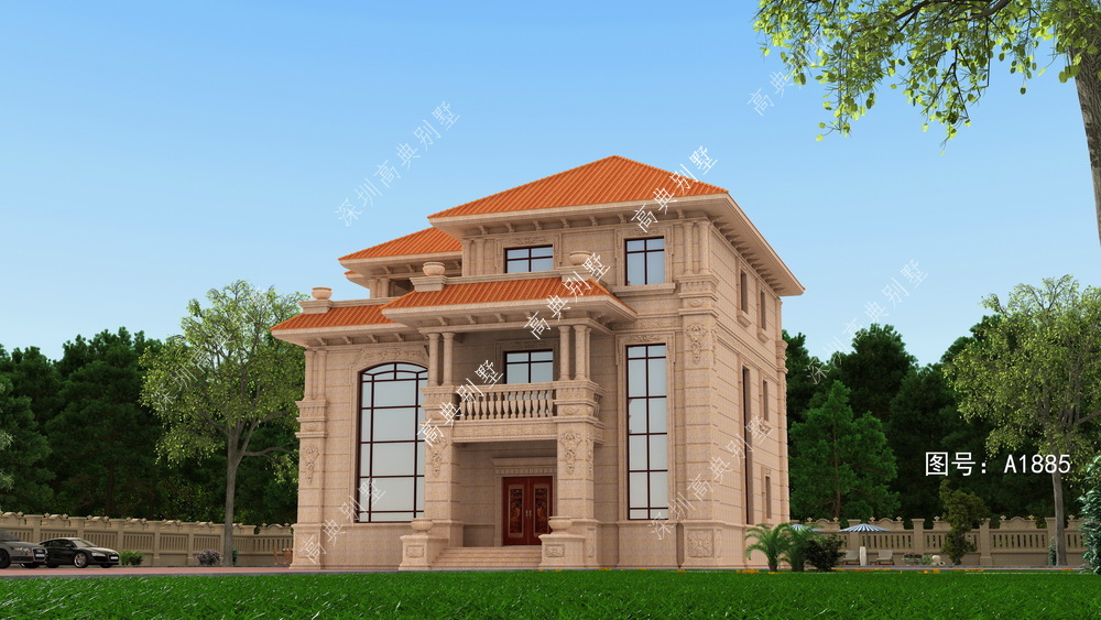 非常有吸引力欧式别墅,如果家乡建一栋,绝对引领农村建房新潮流