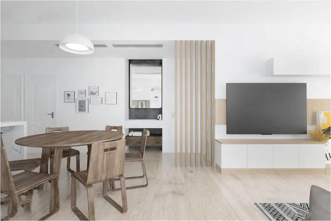 入户不要直接见客厅,巧用隔断,改变原始户型的缺陷,真的很实用