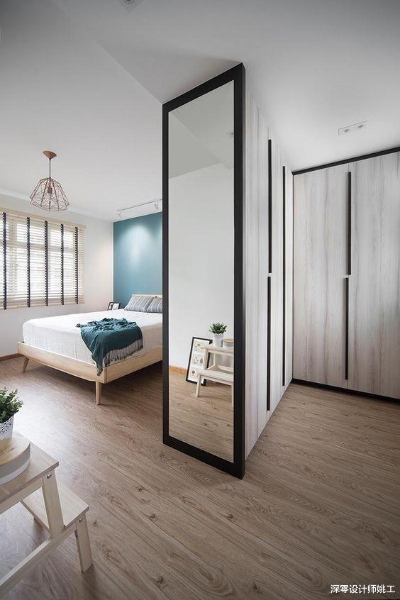 深零设计师姚工|条件允许，更建议床边用这7个做隔断，原地至少能再多一个功能区