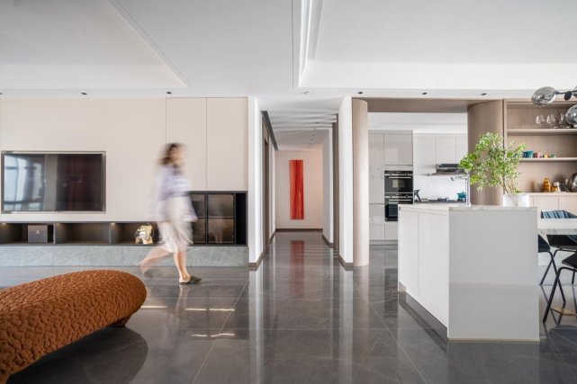 200㎡的海景大平层，同一空间中，兼具沉稳大气、时尚跳跃