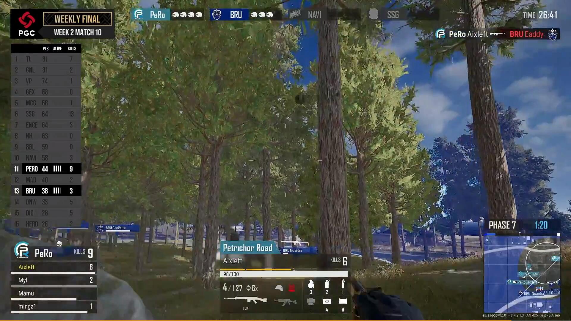 pero|PGC第二周周决第十局 Pero终局吃鸡 GNL灭TL却依然失冠