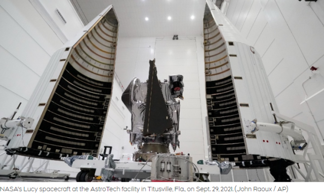 美国NASA“露西”号升空没几天就出问题：太阳能电池板故障