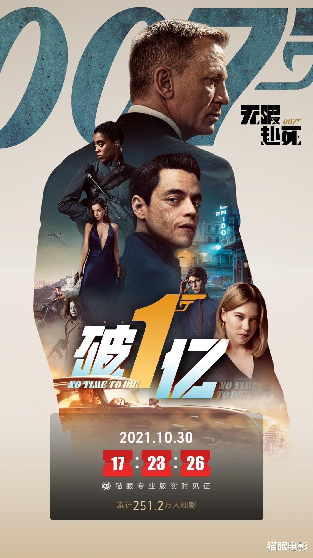邦女郎|007无暇赴死票房破亿，邦女郎练了3周就开打，黑色长裙美绝了