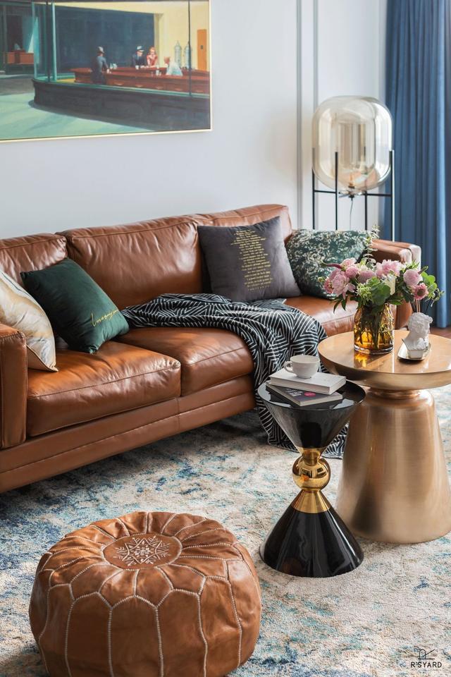 ?110㎡现代美式,活力舒适、精致情趣,简单却又高级的设计