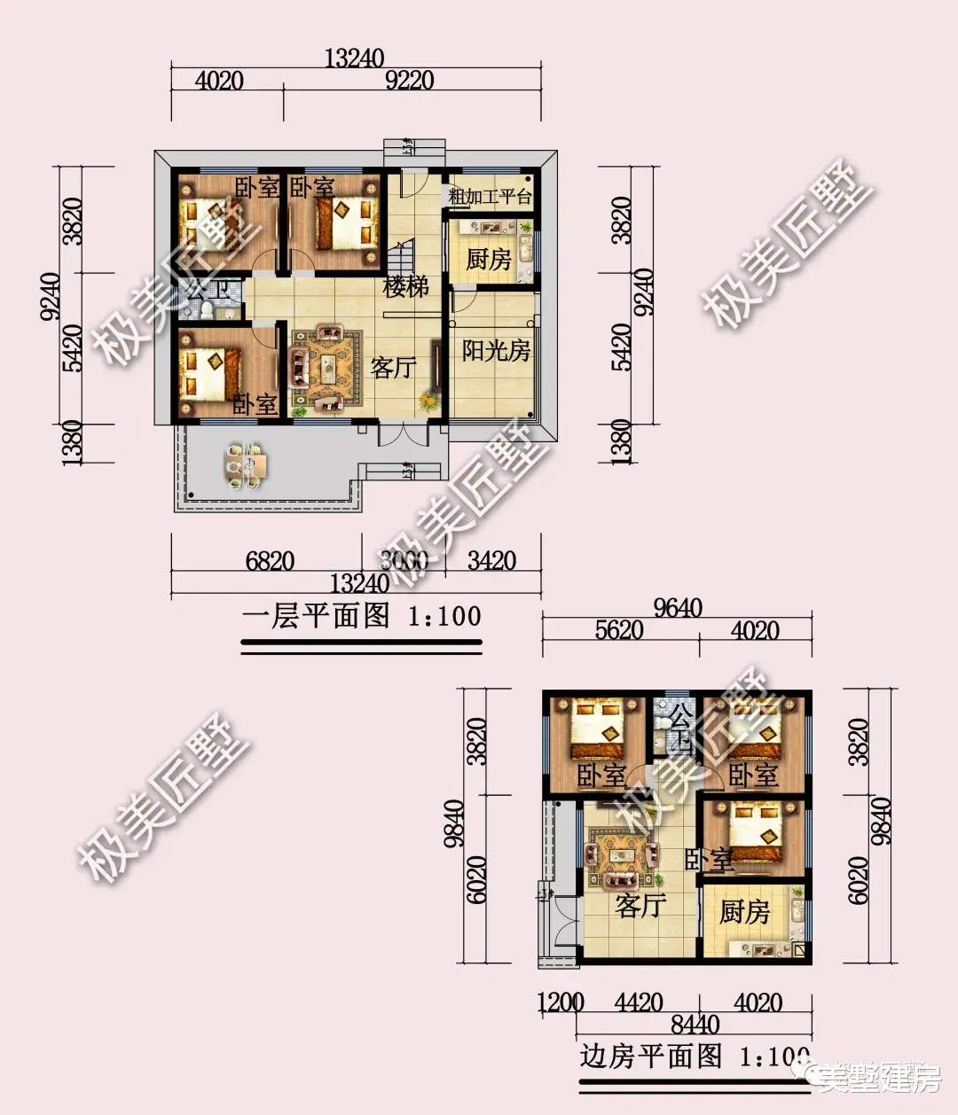 |严谨却不严肃，经典的传承之作，这款有偏房的中式别墅让人一眼就心动！