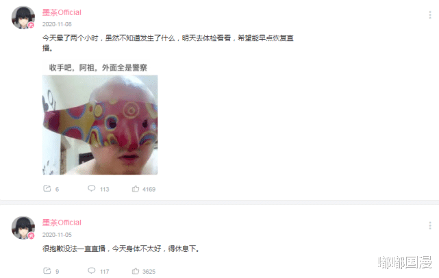 嘟嘟国漫 那个至死不愿卖惨博关注的B站UP主墨茶，回到美好的二次元去了