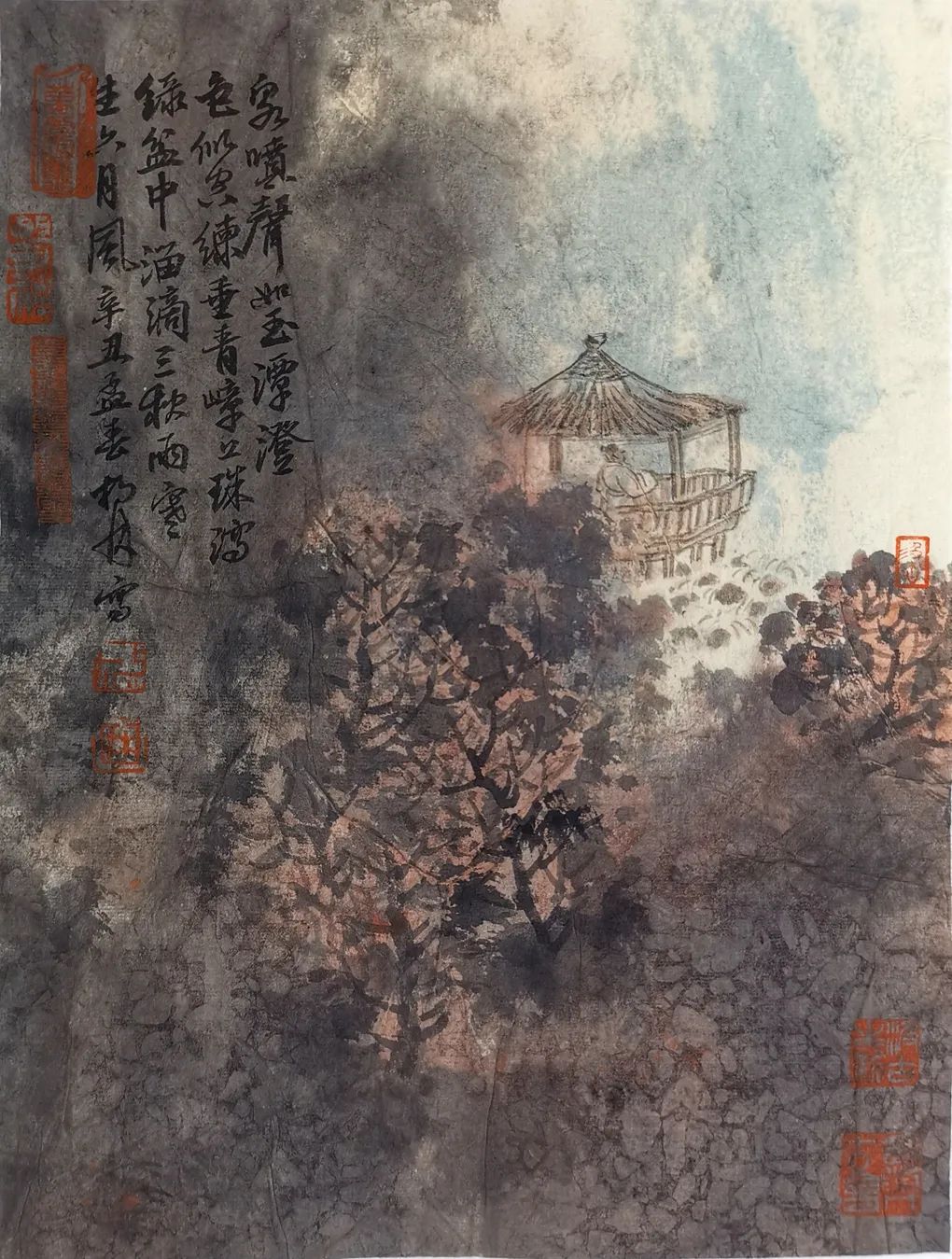 蓝鹰书画 画家杨林：“万顷春波”创作有感