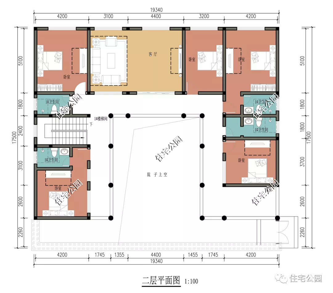 青岛市|精选图库：15套带堂屋的户型合集，总有一套适合你