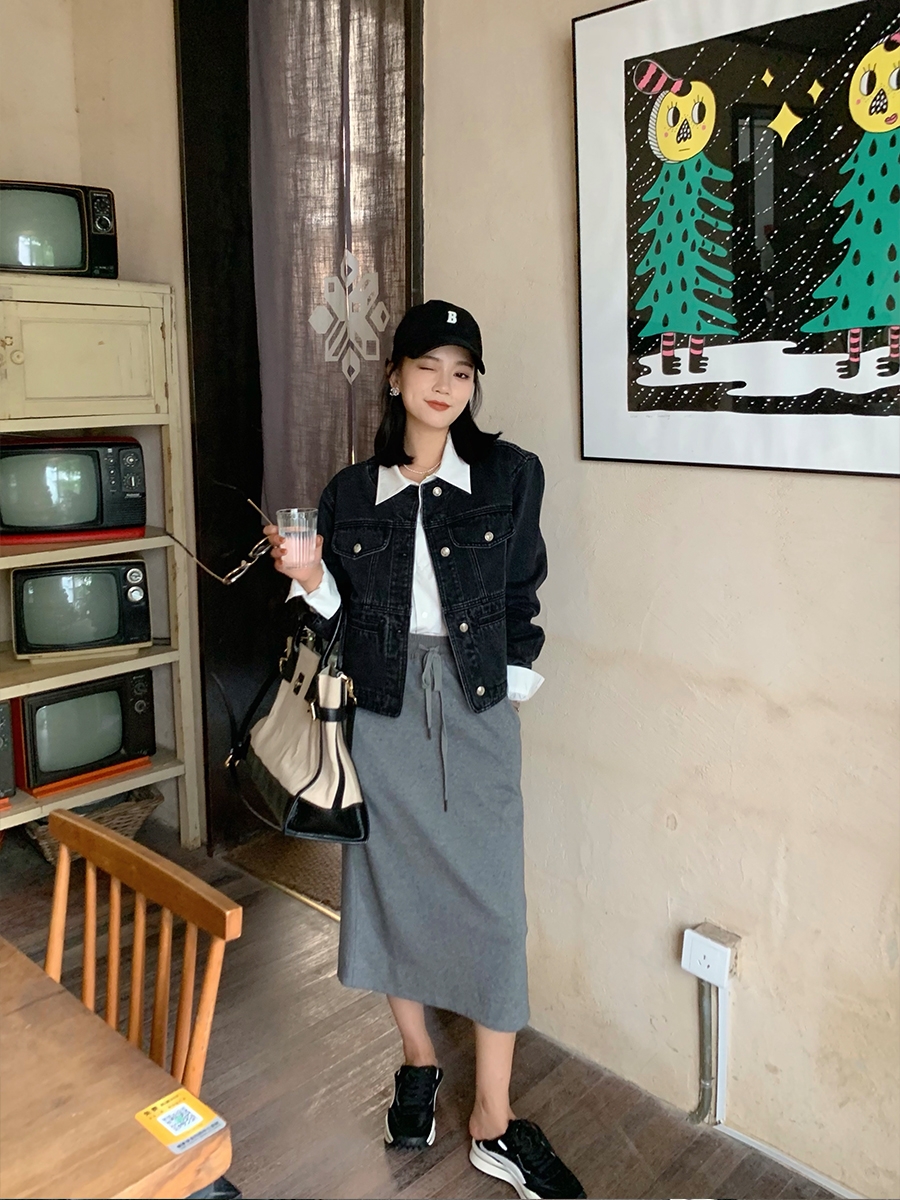 丁丁北好美|牛仔外套搭配裤子or裙子？两种风格都很圈粉，简单实穿有气质！