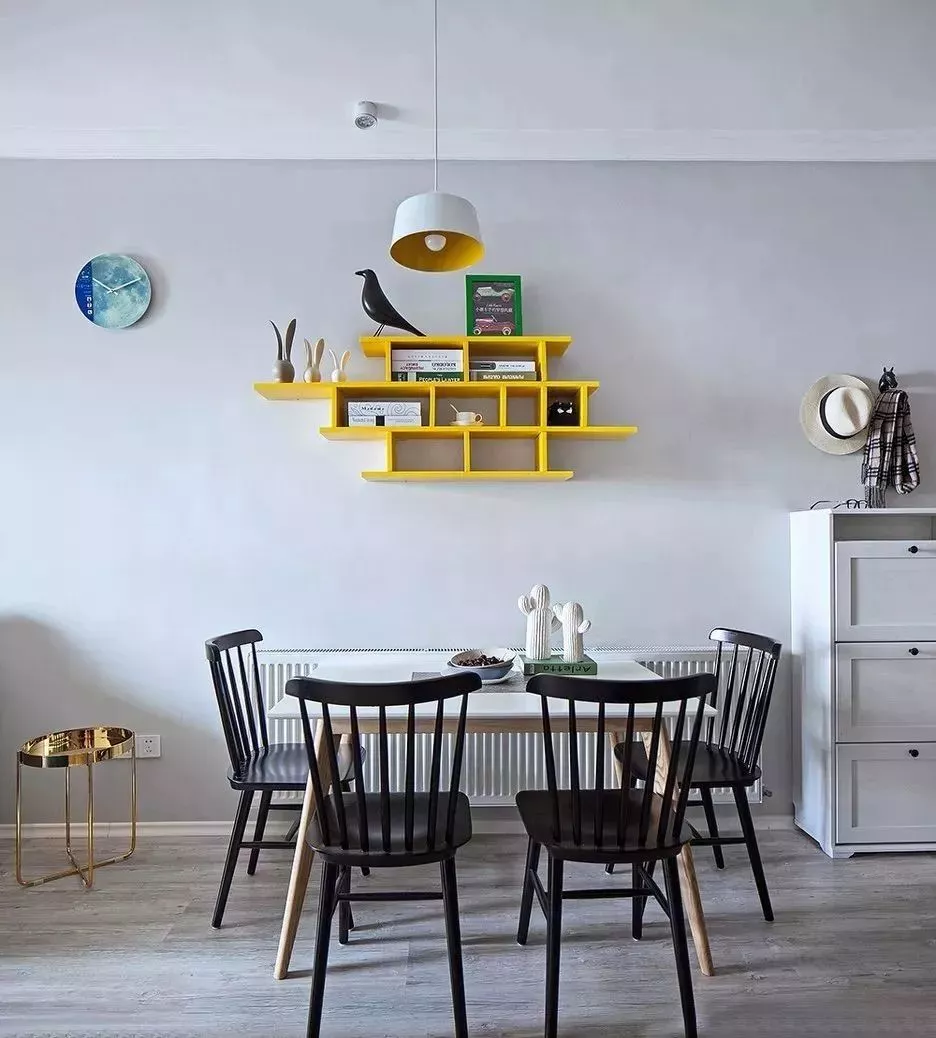 |92平北欧风小窝，采光超棒，就爱文化砖电视背景墙！