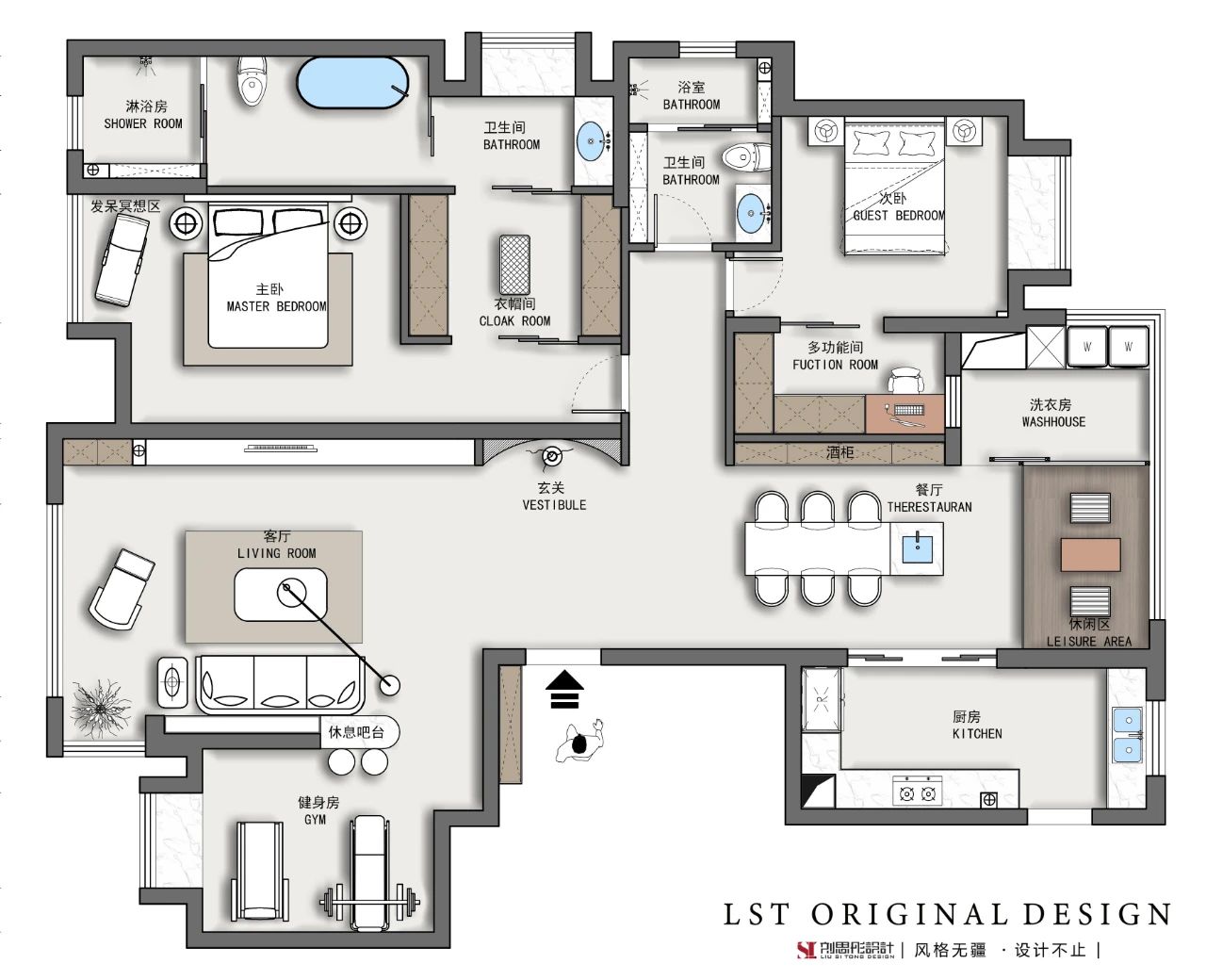 原创|刘思彤设计原创分享 御水澜湾197平户型深度解析！
