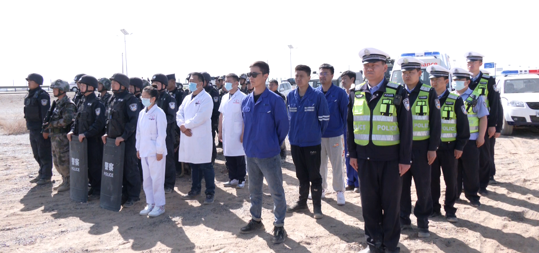 额济纳旗广播电视台 额济纳旗开展党政军警民合力强边固防联合处突演练