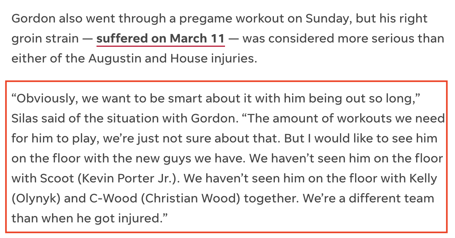 波特|火箭两喜一忧！伍德19分不敌尼克斯，2悍将复出在即？波特获赞