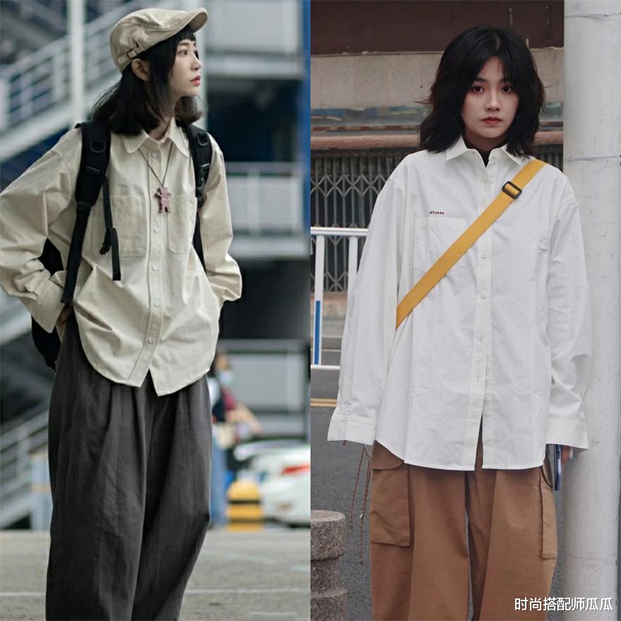 时尚搭配师瓜瓜 今年穿衬衫别再“塞裤腰”了！学学这3种“显瘦穿法”，实用洋气