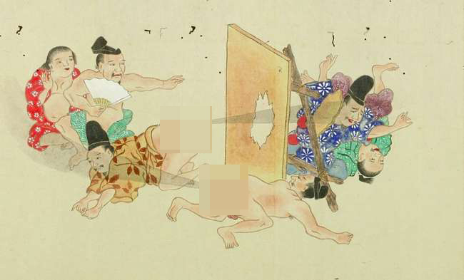 |日本古代的放屁大战？21张图领略其奇葩程度，从此节操是路人
