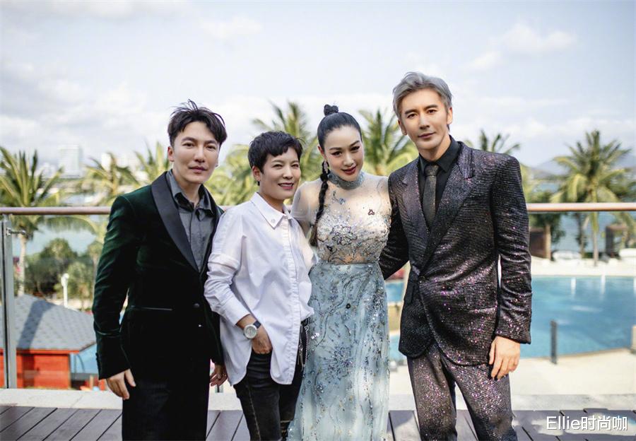 Ellie时尚咖|钟丽缇与小11岁老公同框出镜，身穿裙装秀身材，小鸟依人满脸幸福