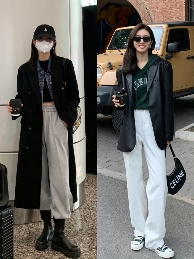 江南小蚂蚁 秋冬酷女孩穿搭难吗？学会简约冷色系搭配，时尚又洒脱