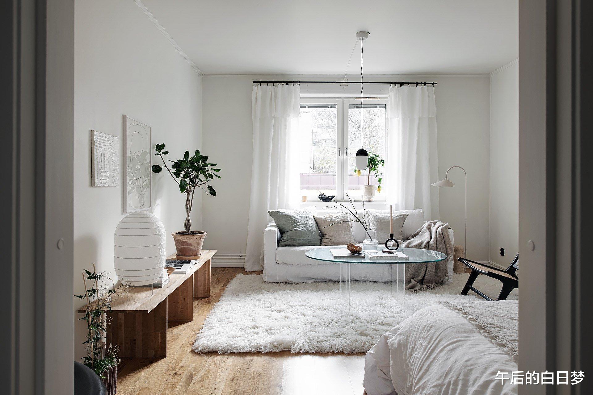 36㎡小公寓，有着美好的室内布局，温暖明亮的空间舒适度爆棚