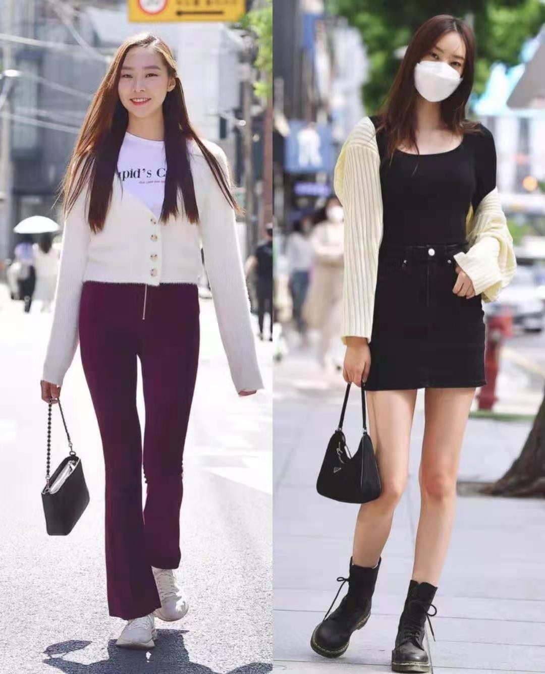 静静时尚达人|韩国美女街拍：时尚又气质！搭配容易上手，驾驭起来也很轻松