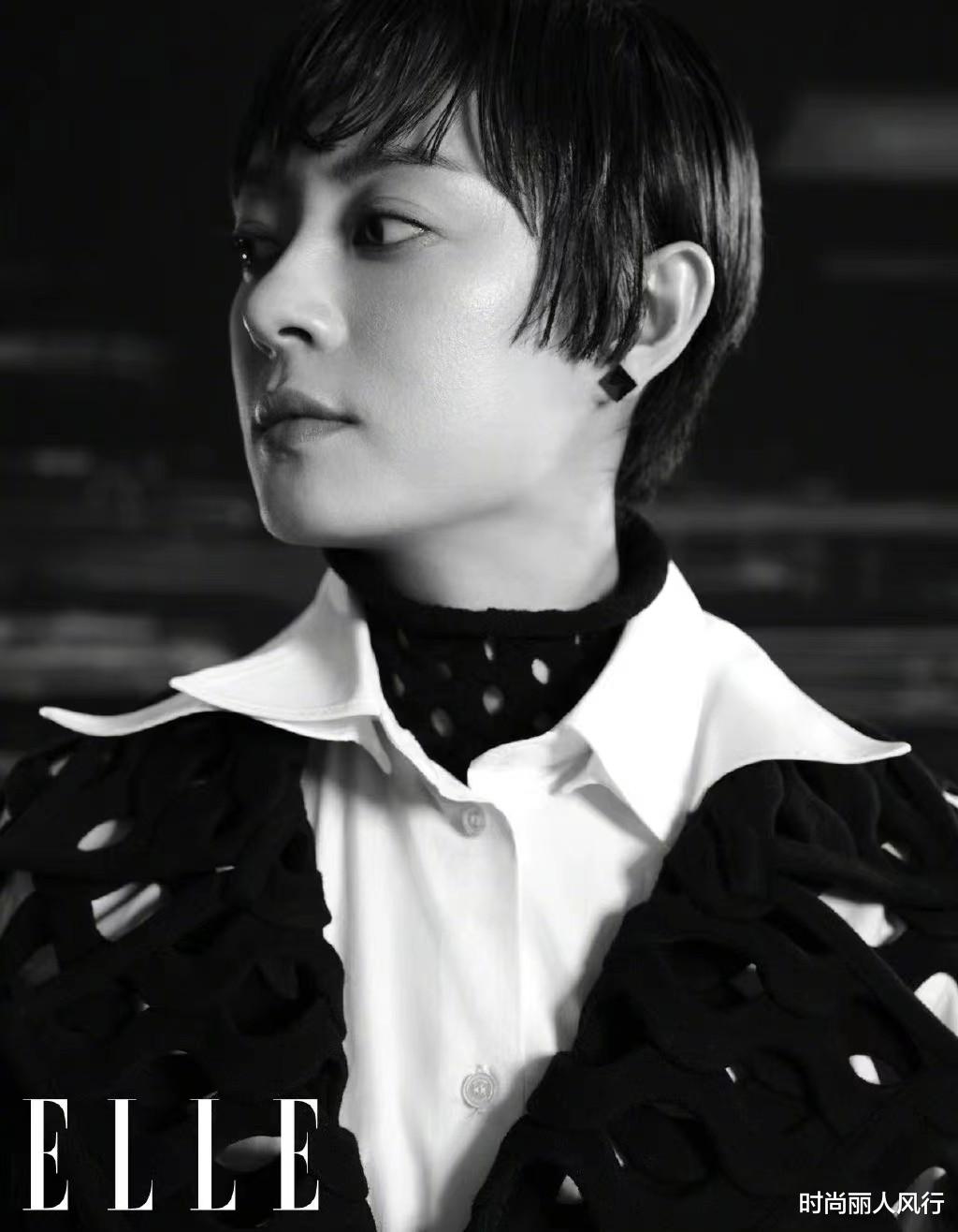 孙俪|孙俪时隔多年终于回归！为ELLE拍大片封面都能翻车，头发太油不能看