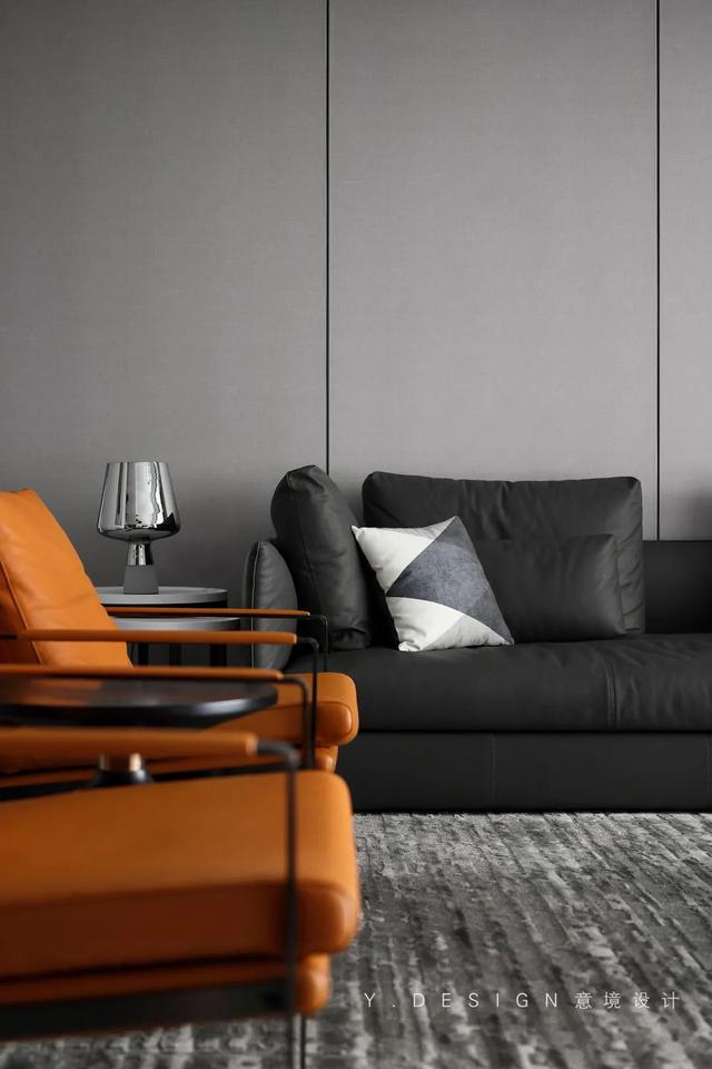 170㎡现代黑白灰,时尚优雅的设计,低调高级有档次
