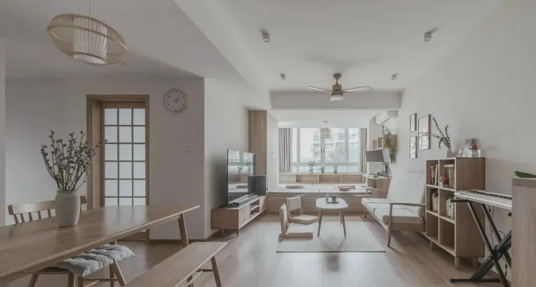 80㎡日式风装修,听说榻榻米更配小户型,效果非常nice