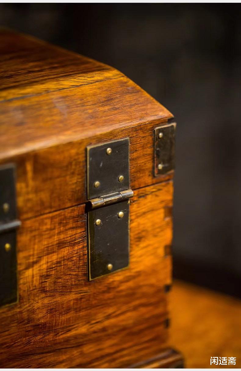 文房|文房藏珍,清代黄花梨盝顶文房盒(印盒)