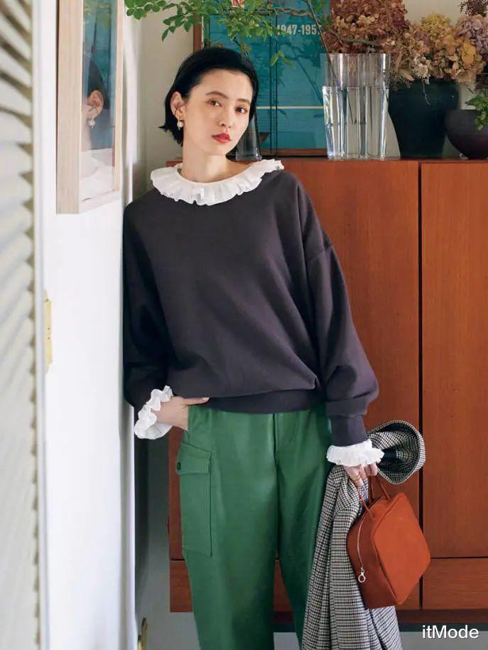 itMode “衬衫+毛衣”叠穿，今年秋冬这样穿真的好看死了！