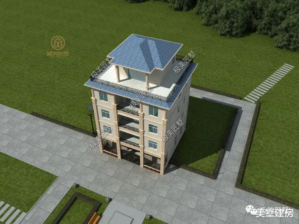 |占地135平，家庭人口多这样建，再也不用蜗居于一隅！