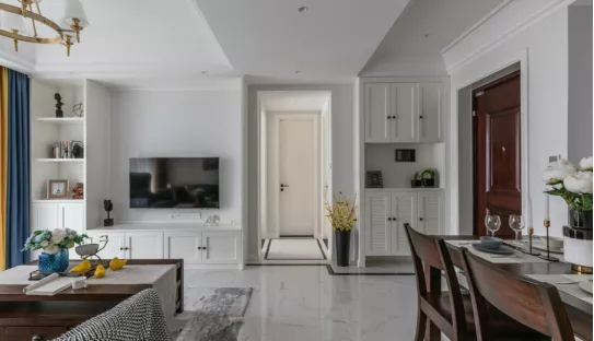 87㎡ 简约美式，清新混搭，生活就该这样缤纷绚丽！