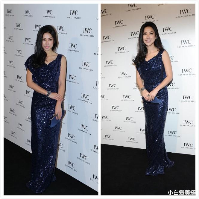 小白爱美搭|朱珠的美是骨子里的，一件靓丽的亮片长裙，穿得高级又时尚