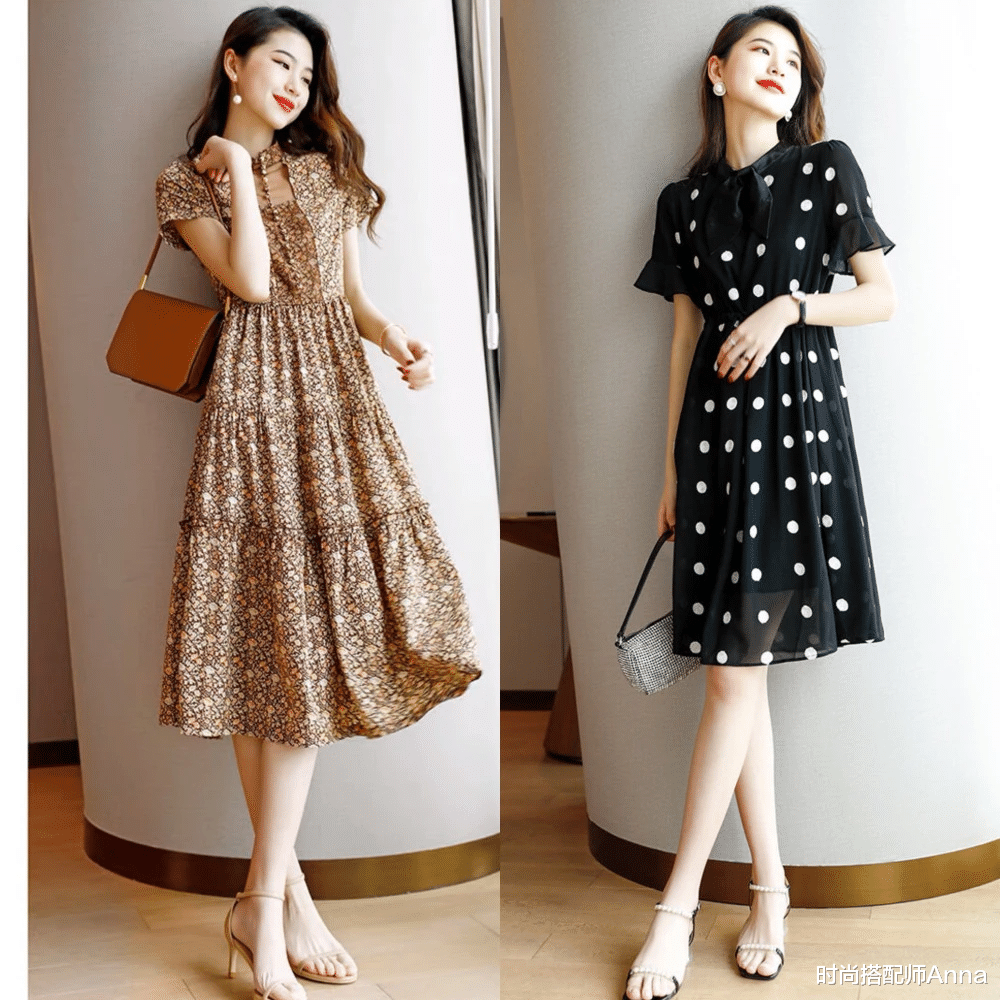 时尚搭配师Anna|3040岁变美关键就在于一条连衣裙，选对了款式，就能穿出心动感